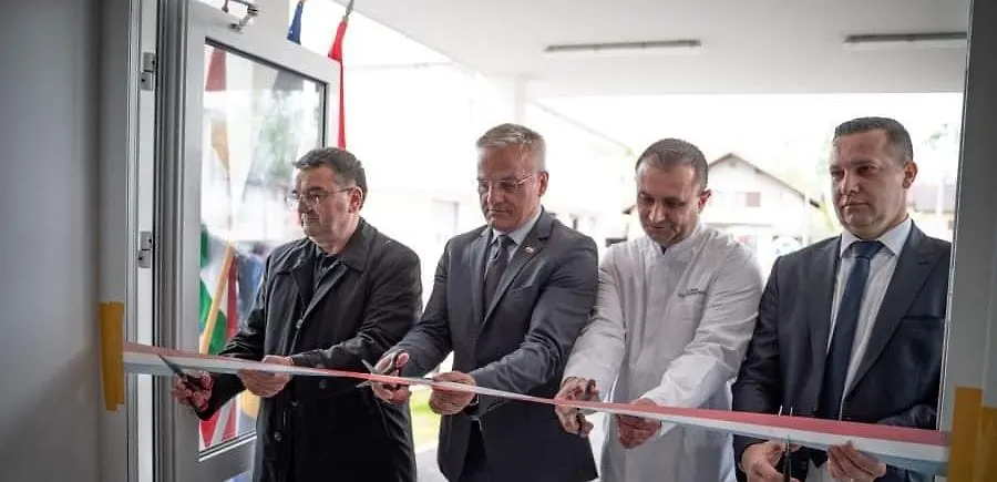 Zvonko Milas, nositelj liste HDZ-a za XI. izbornu jedinicu otvorio novoizgrađeni Dom zdravlja u Orašju